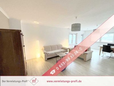 Trier-Heiligkreuz: Moderne, helle 2-Zimmer-Wohnung mit Balkon, Einbauküche und Stellplatz!