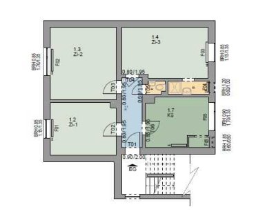 Schöne 3-Zimmer-Wohnung in Flensburg, Kelmstraße 6 EG links