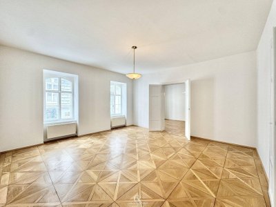 Exklusive 3-Zimmer-Altbauwohnung mit Balkon nahe Kaiser-Franz-Josef-Platz