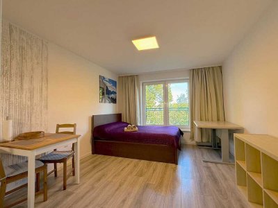 Ruhiges, helles 1-Zimmer-Apartment in Augsburg – befristet auf 8 Monate