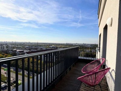 PENTHOUSE GANZ OBEN | Süd-Dachterrasse | FREI ab August 2026 | Stellplatz | Käufer-Prov.frei | KFW55