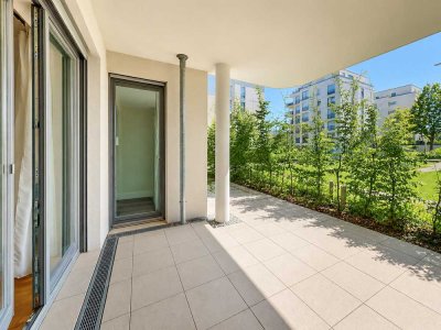 Urban wohnen am Ufer der Spree in 4-Zimmer-Terrassenwohnung