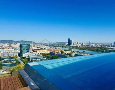 Ideale Wohnung mit Balkon und Stadtblick in einem neuen, mehrstöckigen Premiumgebäude! Pool, Sauna, Gym! 2. Bezirk. U2
