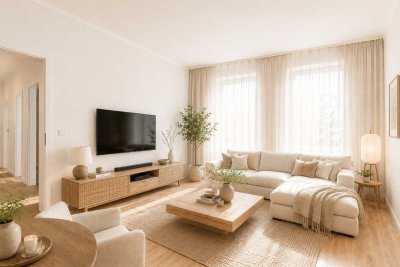 Stilvoller Altbaucharme – frisch renovierte, ruhige 2-Zi-Wohnung mit Balkon! Innenhof-Lage!
