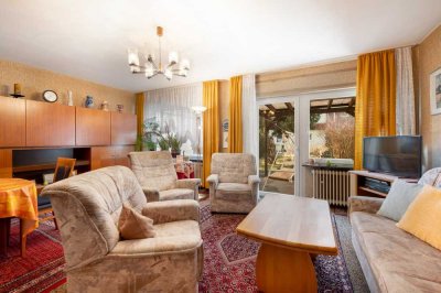 Hattersheim: Reihenmittelhaus mit Garten, Garage und Gestaltungsspielraum