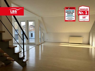 Maisonette, ca. 130 m² Grundfläche mit großem Balkon-bezugsfrei!