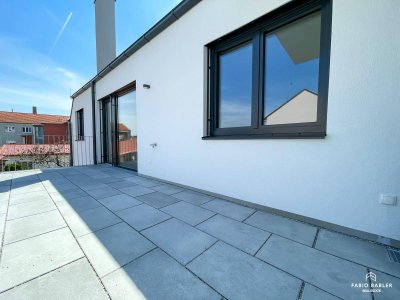 NEUBAU | 3-Zimmer Obergeschosswohnung mit großem Balkon im Zentrum