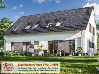 Neubau von 2 Doppelhaushälften in Hoppegarten