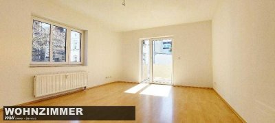 2-Raum mit Balkon im Erdgeschoss