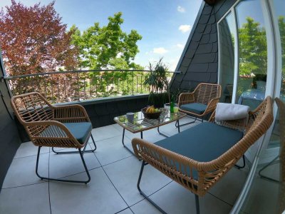 Exclusive Wohnung im Waldstraßenviertel (Terrasse,Klima,Balkon,Luxusküche,u.v.m)