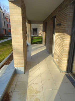 Komfort-Wohnen Nähe Uni-Klinik: 2-Zi.-EG-Whg. mit großer Terrasse & TG