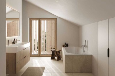 Neubau: Ideal geschnittene 3-Zimmer-Gartenwohnung mit Haus-im-Haus-Ambiente