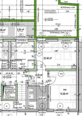 2 Zimmer Wohnung 1. OG mit Einbauküche und Balkon nähe City Galerie