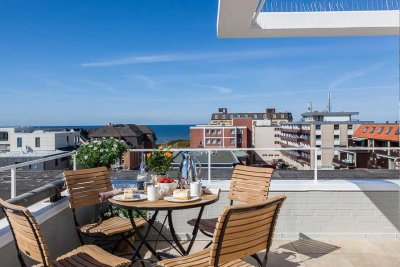 Außergewöhnliches Penthouse mit Meeresblick