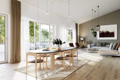 Drei-Zimmer-Obergeschosswohnung mit großer Loggia