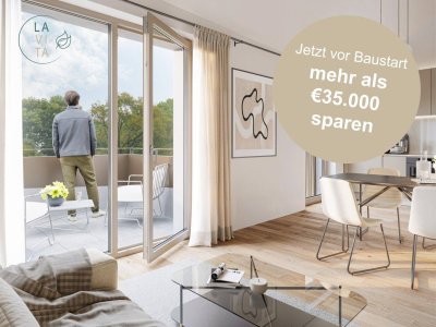 LAVITA - Moderne 4 Zimmer Erstbezug-Wohnung mit Südbalkon in Langenzersdorf für jede Lebenslage - jetzt Baustartaktion nutzen
