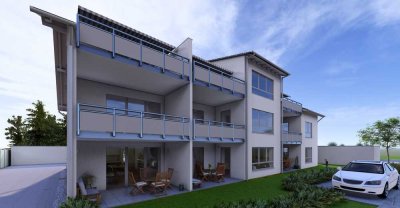 Klimafreundlicher Neubau - 2-Zimmer-Wohnung mit Balkon