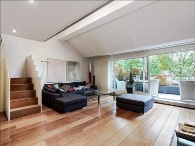 4,5-Zimmer-Maisonette-Wohnung mit gehobener Innenausstattung mit Balkon und EBK