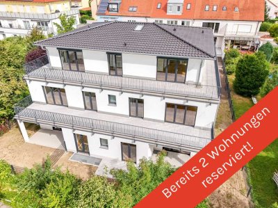Sofort bezugsfreier Neubau: 2-Zimmer-Wohnung mit Balkon
