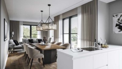 Eschenpark - Penthouse mit Charakter! Exklusive Wohnkultur zwischen Wald und Rhein