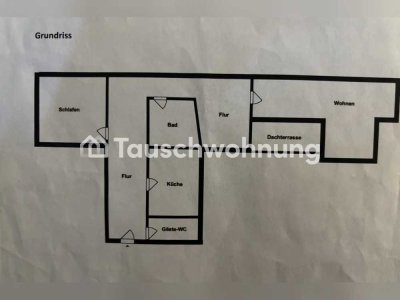 Tauschwohnung: Geräumige 2 Zimmer-Flat in Dresden Neustadt