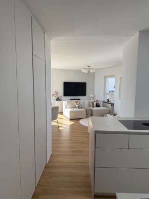 Dachterrassen-Traum in München: exklusive 3-Zimmer Wohnung direkt am Westpark. Möbliert & bezugsfrei