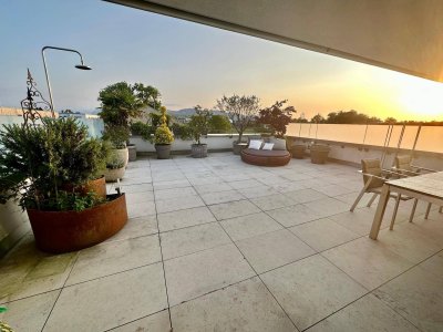 Luxuriöse 4-Zimmer Penthouse Wohnung in Hard-Erlach mit Traumterrasse/2 Tiefgaragenparkplätzen/direkter Liftzugang zur Wohnung