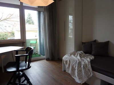 1 Zi-Appartment, komplett möbliert für Studenten