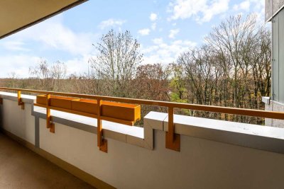 Weitblick! 3-Zimmer-Wohnung mit Balkon und Tiefgaragenstellplatz in Farmsen-Berne