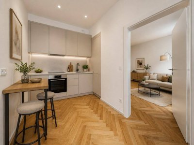 Sanierte Altbauwohnung in ruhiger Innenhoflage – hochwertiger Erstbezug mit Stil!