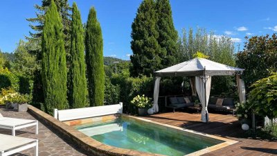 Toskana in Heilbronn: Mediterranes Traumhaus mit Pool & Gartenparadies im Heilbronner Osten