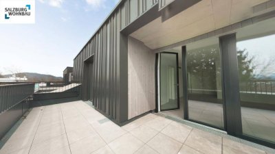 Einzigartige Dachgeschoßwohnung mit großer Dachterrasse in absoluter Ruhelage - BILLY UP Salzburg