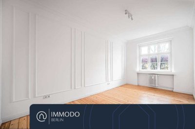 Wohnen in Zehlendorf Mitte - Erstbezug nach Sanierung in eine 3 Zimmer Stuck-Altbau-Whg mit Dielen