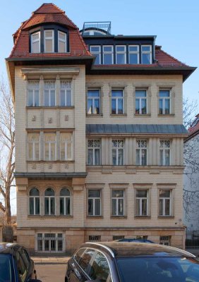 Architektenwohnung über den Dächern des Waldstraßenviertels!