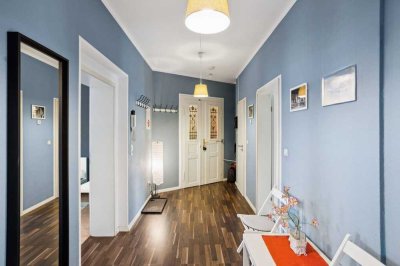 Möblierte Helle 3-Zimmer Wohnung & Balkon in Leipzig-Südvorstadt