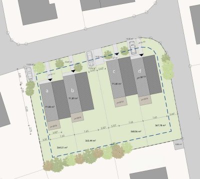 Neubau-Doppelhaushälfte mit ca. 132 m², modern, hochwertig & provisionsfrei - Haus A