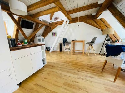 DACHGESCHOSS WOHNUNG  auf 2 Ebenen im Herzen der ALTSTADT VON LANDSBERG AM LECH