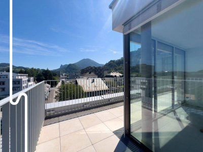 DAS STADTGLÜCK | Exklusives Neubau-Penthouse mit 360° Dachterrasse | Tiefgarage &amp; Barrierefrei