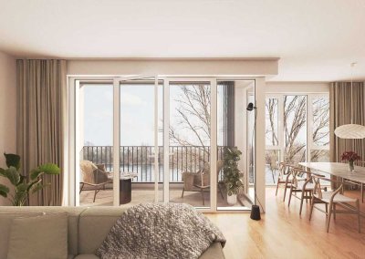 Modernes Penthouse mit 41 m² großer Dachterrasse mit Rheinblick - Wohnen als tägliches Vergnügen
