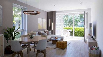 Neubau 2-Zimmer-Eigentumswohnung mit Garten, E-Concierge und Paketstation nahe Potsdamer Platz