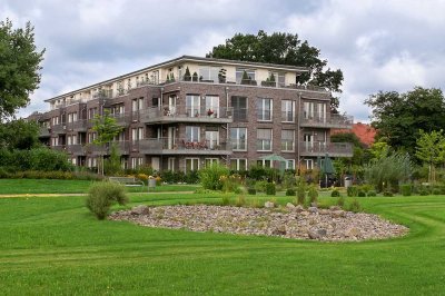 Penthouse mit Blick zur Weser - große Seniorenwohnung mit Tiefgaragenstellplatz