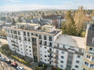 Moderne 4-Zimmer-Penthouse-Wohnung mit einzigartigem Ausblick in Darmstadt