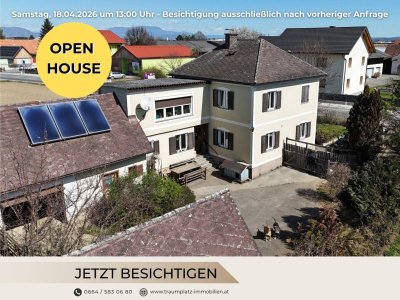 *Premstätten* Großzügiges Einfamilienhaus mit riesigem Grundstück in bester Lage – viel Potenzial für Ihr Traumhaus