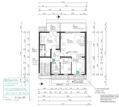 Attraktive 3-Zimmer Dachgeschosswohnung mit Balkon in Köln-Bocklemünd/Mengenich