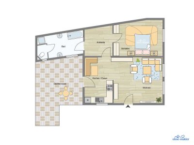 Ihr Traumdomizil mit Dachterrasse