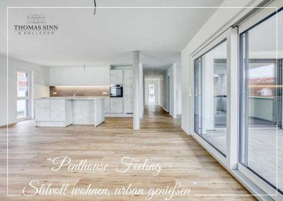 Hochwertiges 4-Zimmer-Penthouse mit großem Balkon