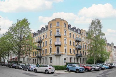 Vermietete 3-R.-Whg. mit Balkon mir Tageslichtbad in Kaßberg