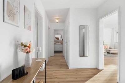 ### ERSTBEZUG NACH MODERNISIERUNG - MODERNE 3-ZIMMER-WOHNUNG MIT XXL-BALKON & GARAGE OHNE PROVISION!
