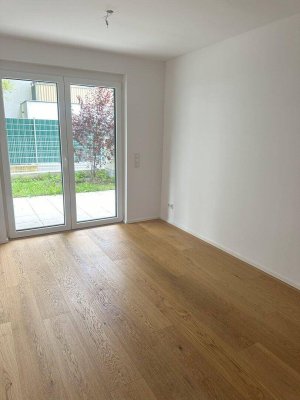 Moderne Gartenwohnung bei der Kirche Atzgersdorf.