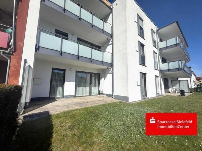 Barrierefreie Erdgeschosswohnung mit Terrasse und Stellplatz